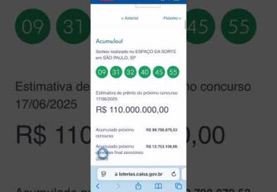 Mega Sena concurso 2876 de 14 de junho de 2025