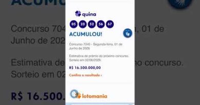 Quina concurso 7040 de 01 de junho de 2026