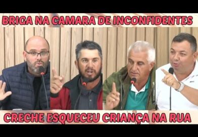 BRIGA na Câmara de Inconfidentes. Creche esqueceu criança de 4 anos na rua BRIGA na Câmara de Inconfidentes. Creche esqueceu criança de 4 anos na rua