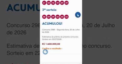 Dupla Sena concurso 2985 de 20 de julho de 2026 Dupla Sena concurso 2985 de 20 de julho de 2026