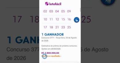 Lotofácil concurso 3771 de 25 de Agosto de 2026 Lotofácil concurso 3771 de 25 de Agosto de 2026