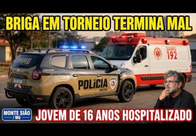 CONFUSÃO em torneio amador de MONTE SIÃO termina com jovem de 16 HOSPITALIZADO e risco de m***e CONFUSÃO em torneio amador de MONTE SIÃO termina com jovem de 16 HOSPITALIZADO e risco de m***e