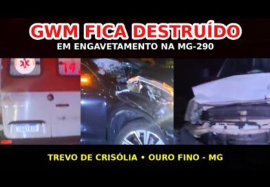 GRAVE acidente na MG 290. Haval HÍBRIDO destruído no Trevo de Crisólia