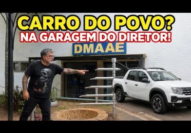 FLAGRA! CARRO OFICIAL DO DMAAE DORMINDO NA GARAGEM DO DIRETOR FLAGRA! CARRO OFICIAL DO DMAAE DORMINDO NA GARAGEM DO DIRETOR