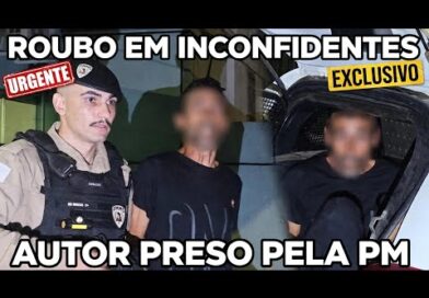 DONO DE LOJA É AGREDIDO E ROUBADO EM INCONFIDENTES; AUTOR É PRESO PELA PM DONO DE LOJA É AGREDIDO E ROUBADO EM INCONFIDENTES; AUTOR É PRESO PELA PM