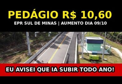 EPR AUMENTOU DE NOVO! – Pedágio vai para R$ 10,60. Eu avisei EPR AUMENTOU DE NOVO! – Pedágio vai para R$ 10,60. Eu avisei